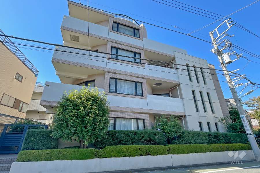 上池台デュープレックス2の外観（南東側から）