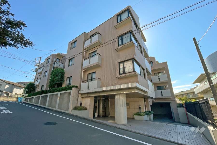 上池台デュープレックス2の外観（北側から）