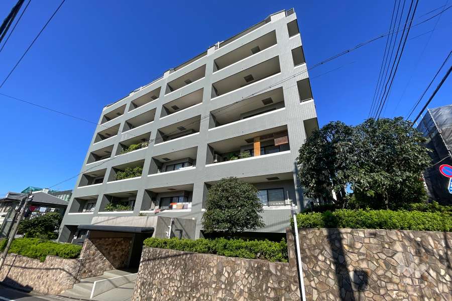 上池台デュープレックスの外観（南側から）