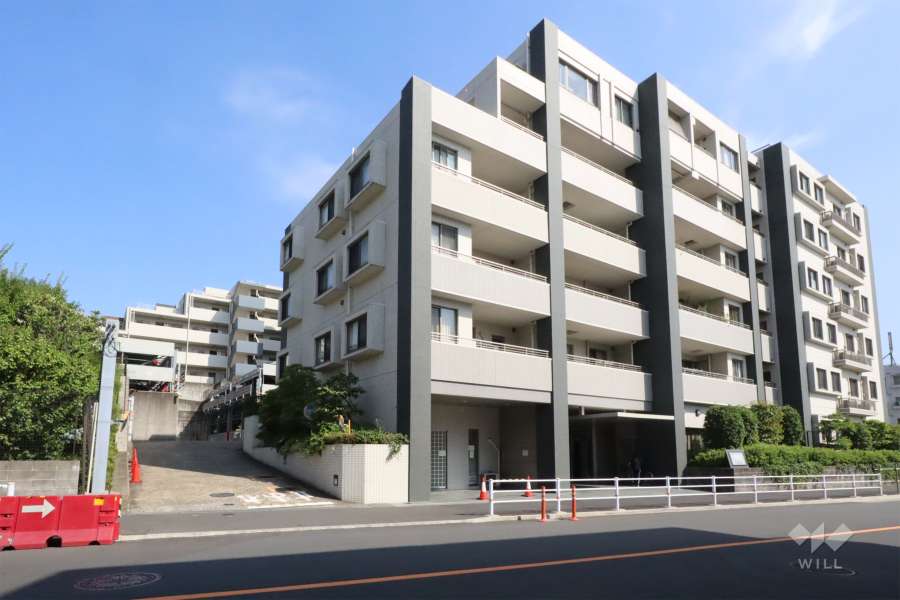 ライオンズヒルズ上池台の外観(北東側から)