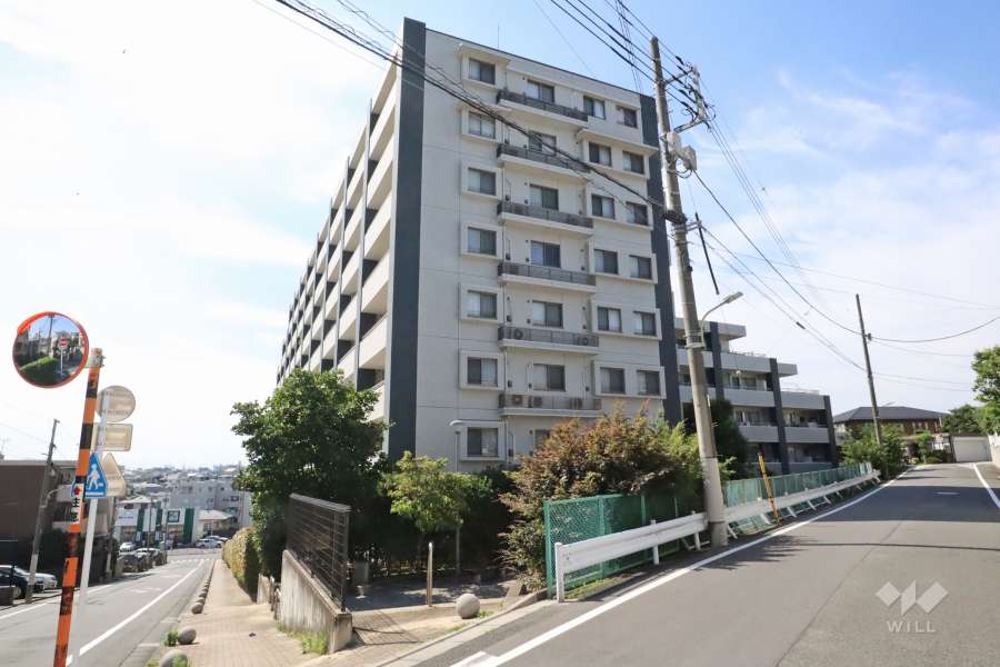 ライオンズヒルズ上池台の外観(南東側から)