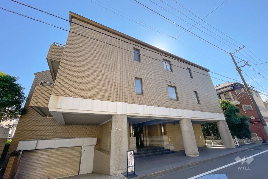 フォルム上池台の外観（北西側から）