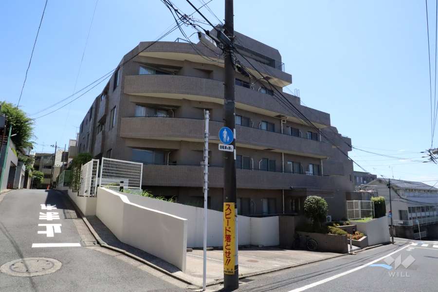 パークハイム上池台の外観(北東側から)