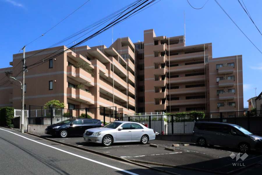 パークホームズ上池台ヒルトップレジデンスの外観(北側から)