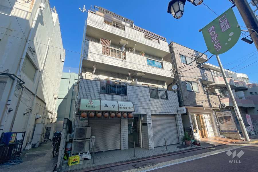 トーコー長原マンションの外観（南側から）