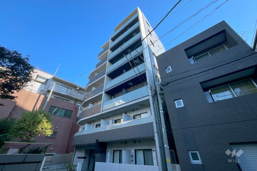 ジーベック長原の外観（南側から）