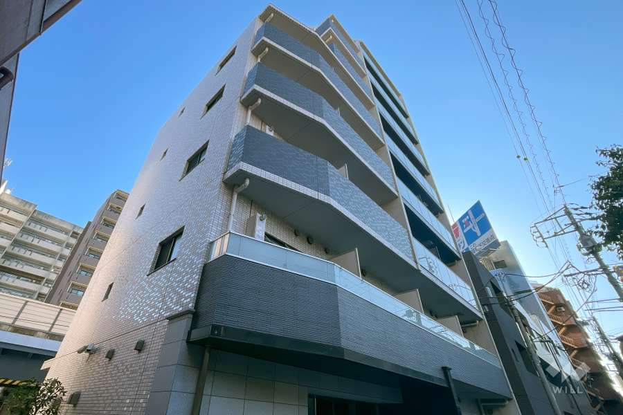 ジーベック長原の外観（南西側から）