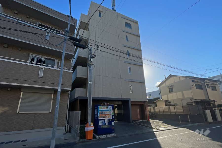 ロアール新蒲田の外観（北東側から）