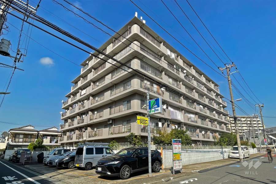 ニックハイム新蒲田の外観（南側から）