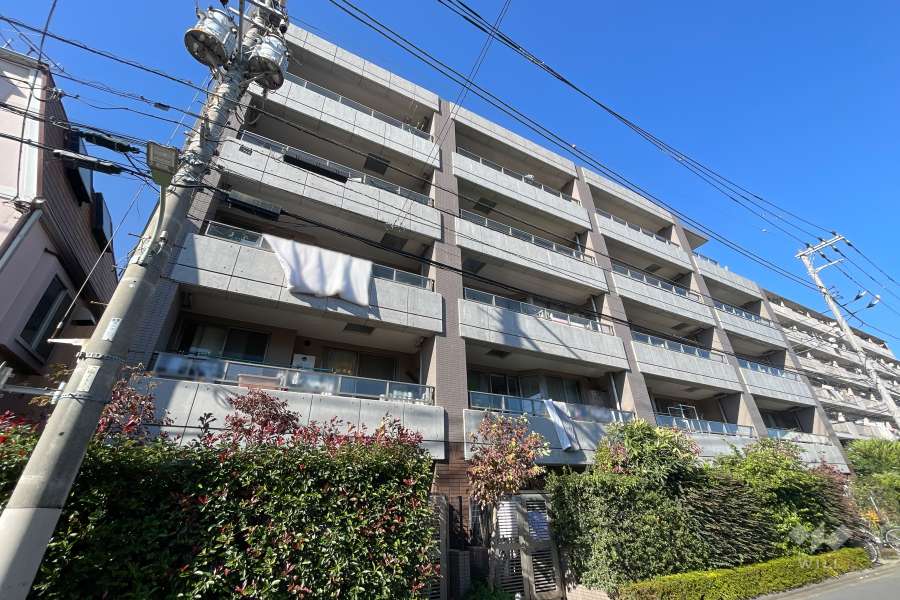 クレッセント新蒲田の外観（南側から）