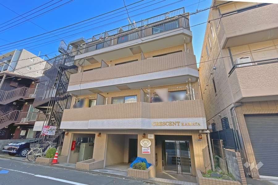 クレッセント蒲田の外観（北西側から）