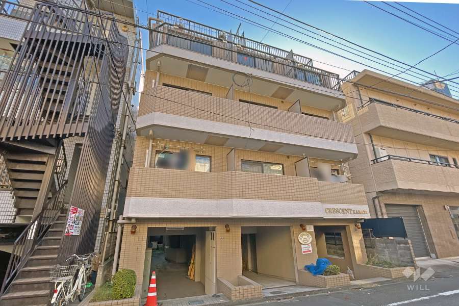 クレッセント蒲田の外観（北東側から）