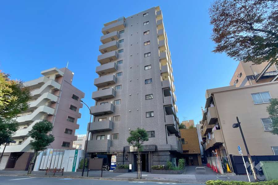 ルーブル蒲田伍番館の外観（北西側から）