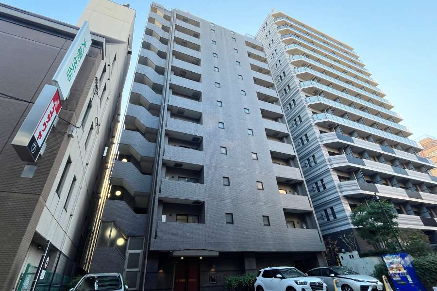 ルーブル蒲田弐番館の外観(北東側から)