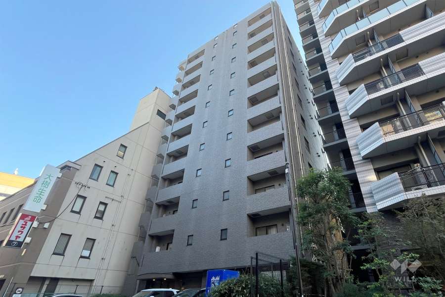 ルーブル蒲田弐番館の外観(北西側から)