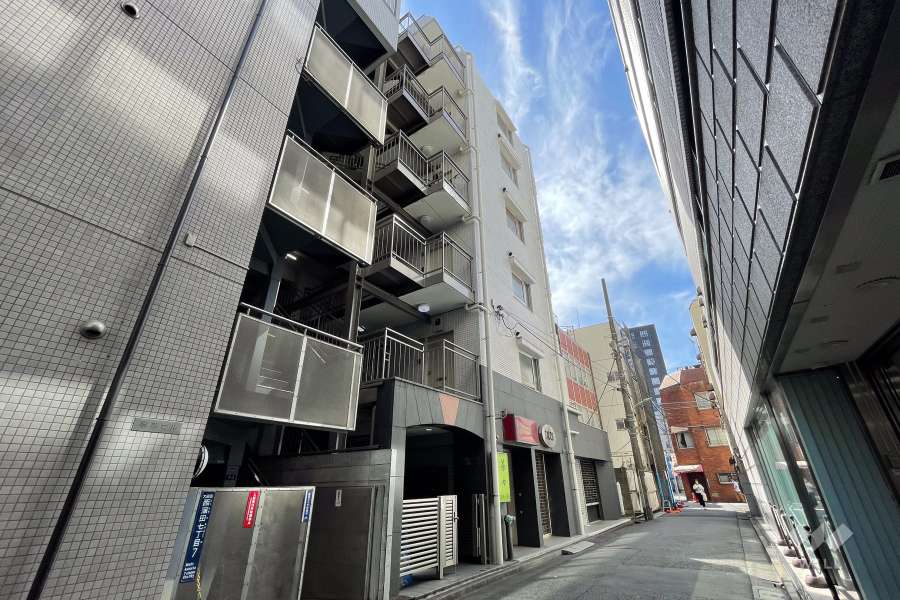 グレイス蒲田の外観（北西側から）