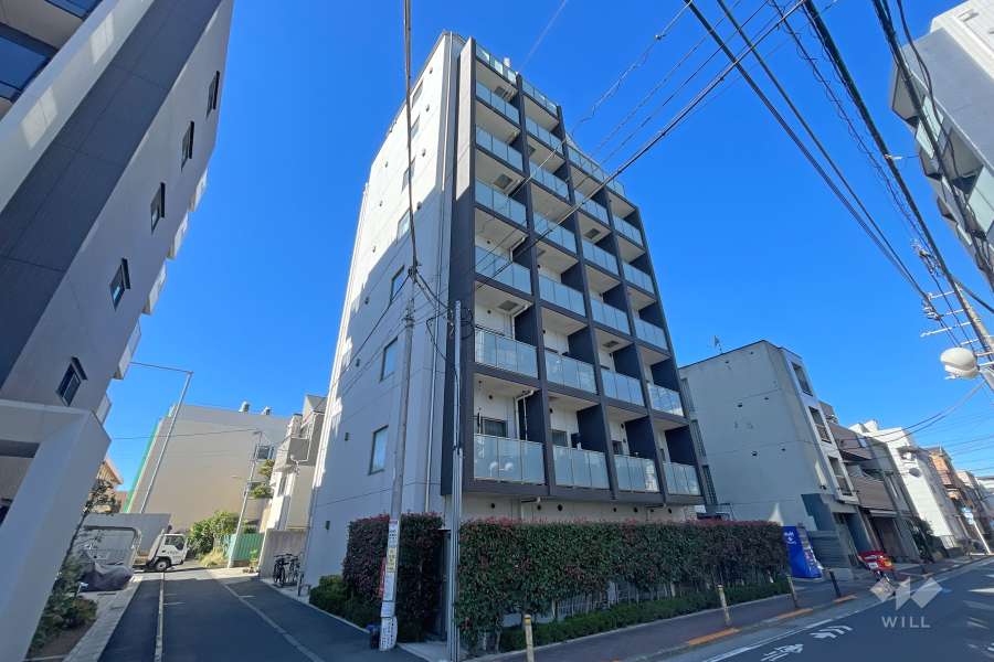 メイクスデザイン蒲田ウエストの外観（南東側から）