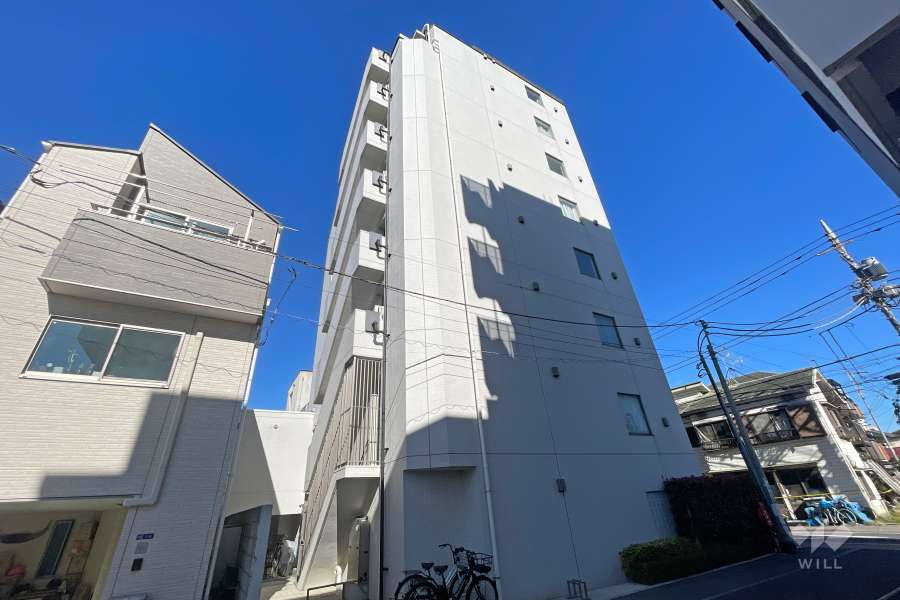 メイクスデザイン蒲田ウエストの外観（南西側から）