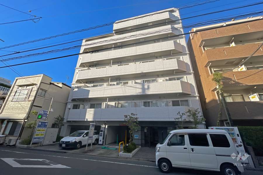 ステージグランデ蒲田の外観（南東側から）