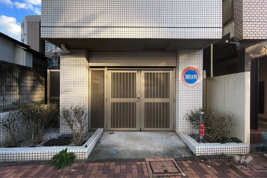 駐輪場の出入り口