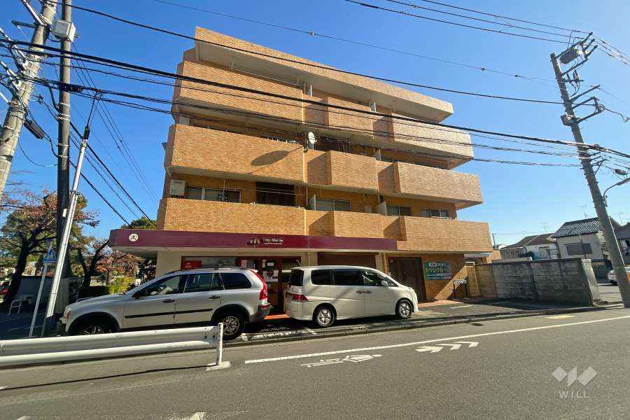 クレードル池上の外観（北西側から）