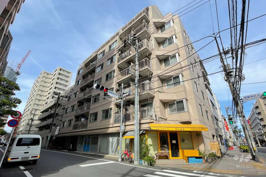 蒲田ビューハイツの外観（南東側から）