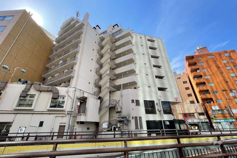 カーサ蒲田の外観（北東側から）