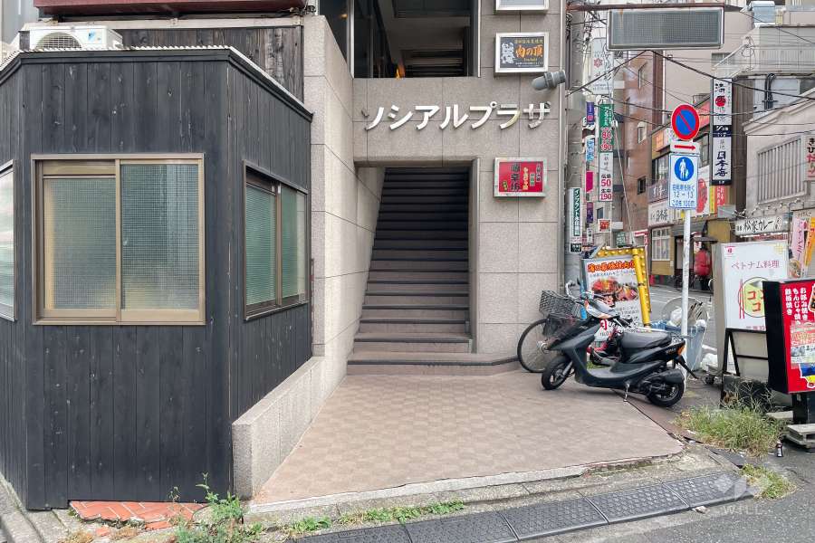 2階店舗部分の出入り口