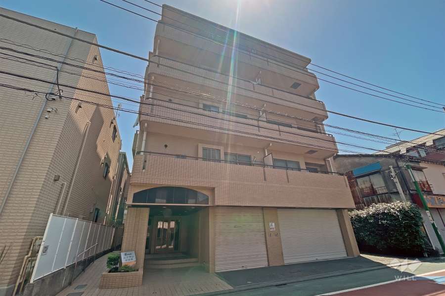 エクラン西蒲田の外観（北東側から）