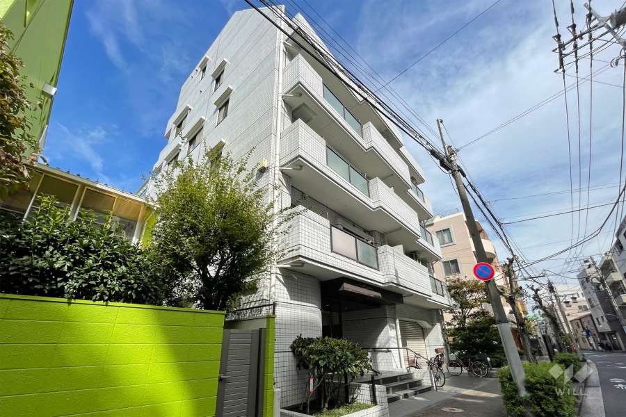 藤和西蒲田コープの外観（南西側から）　