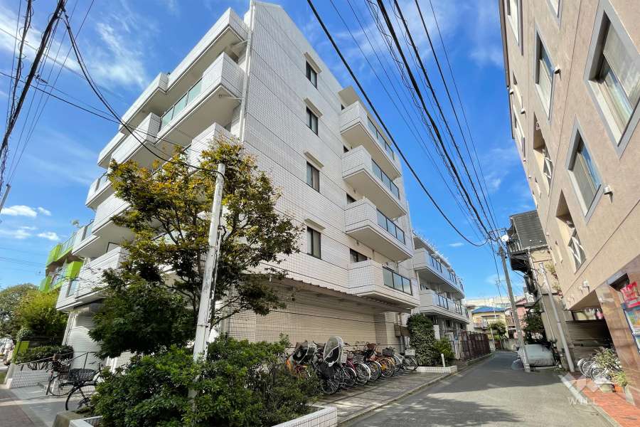 藤和西蒲田コープの外観（東側から）　　