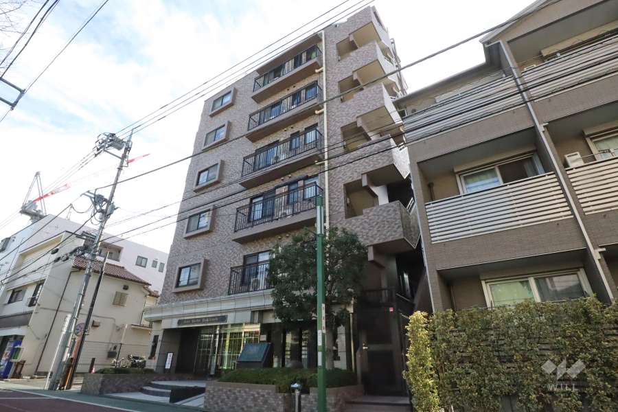 ライオンズガーデン西蒲田の外観(北西側から)