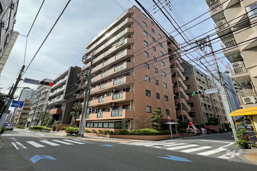 メイツ蒲田の外観（北東側から）　　