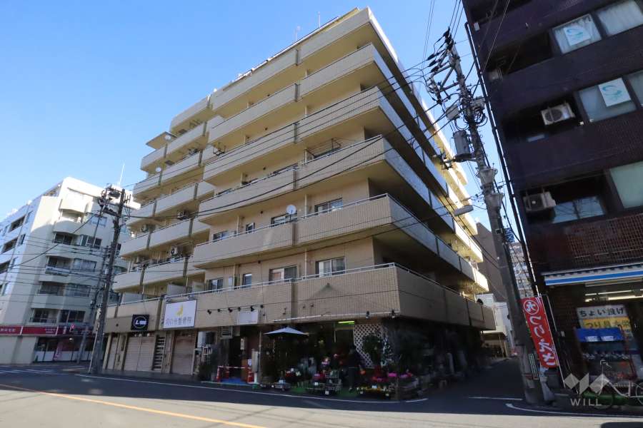 藤和シティコープ西蒲田1の外観(南西側から)　　