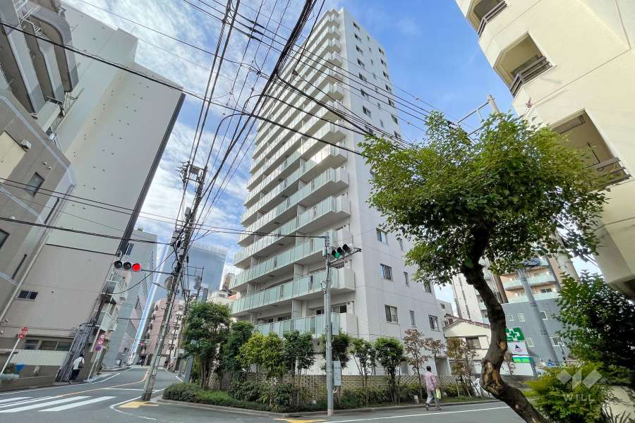 アールブラン西蒲田の外観（北東側から）