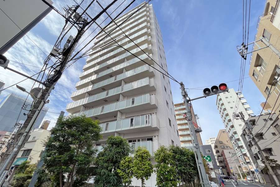 アールブラン西蒲田の外観（北東側から）