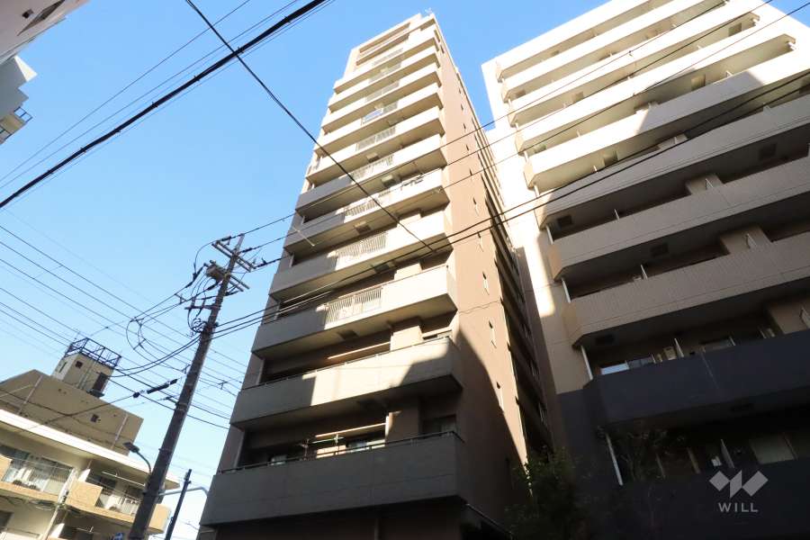 コスモ西蒲田の外観（南東側から）