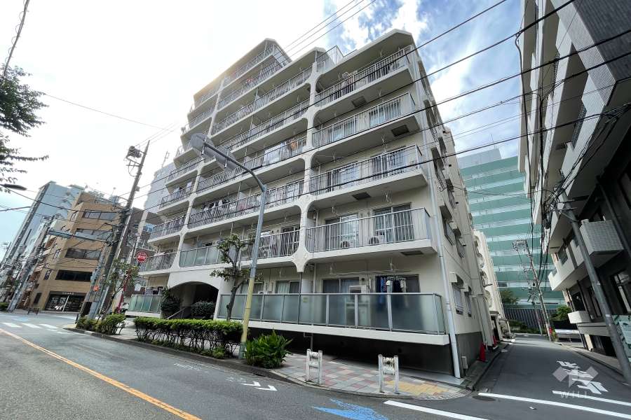 西蒲田ファミリーマンションの外観（北東側から）