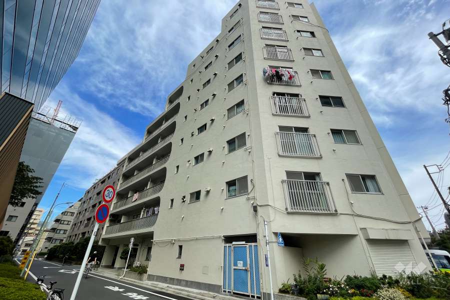 ルネ西蒲田の外観（南東側から）