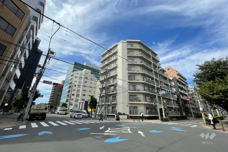 ルネ西蒲田の外観（南東側から）