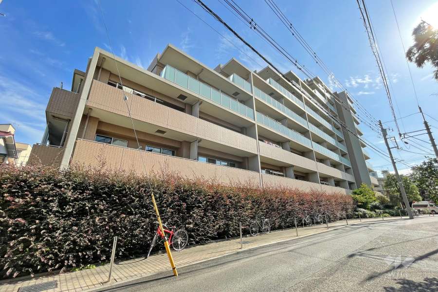 パルテール蒲田フレシアガーデの外観（北西側から）