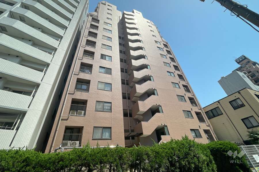 クリオ蒲田壱番館の外観(北西側から）