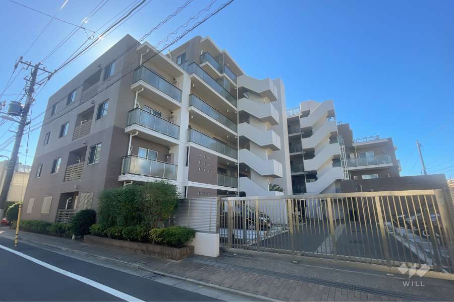 メゾンヴェール池上の外観（北東側から）