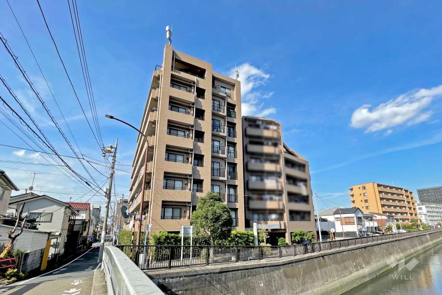 グランイーグル西蒲田２の外観（南東側から）