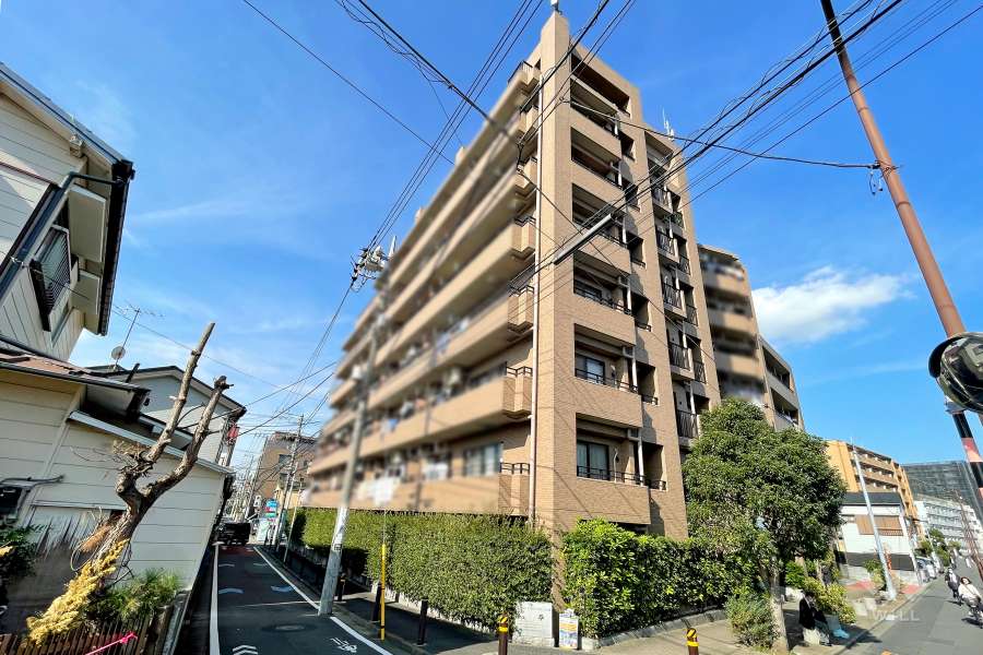 グランイーグル西蒲田２の外観（南東側から）