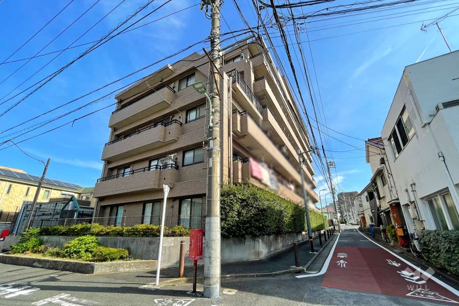 グランイーグル西蒲田２の外観（南西側から）