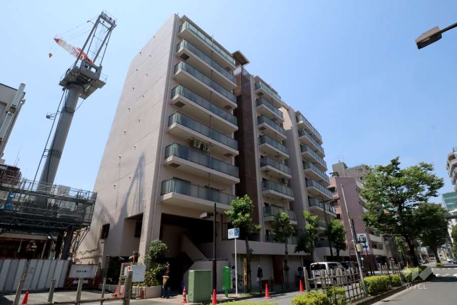 西蒲田ロイヤルハイツの外観（北東側から）