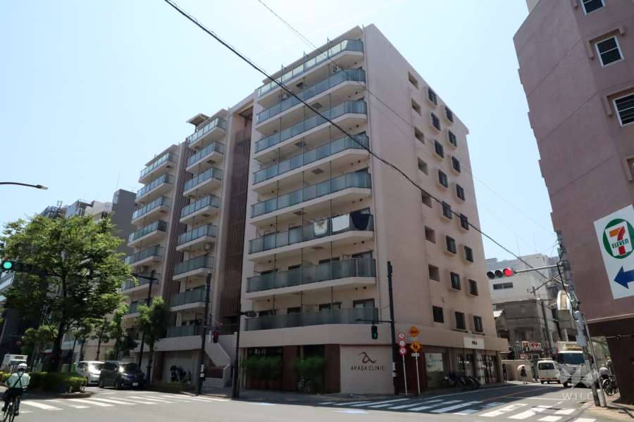 西蒲田ロイヤルハイツの外観（北西側から）