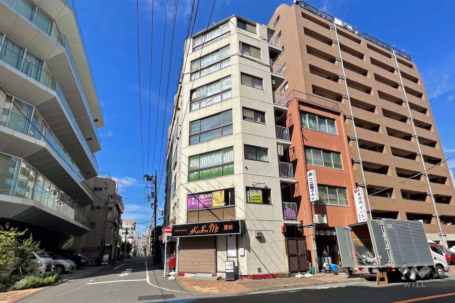 リハイム潮の外観（南東側から）
