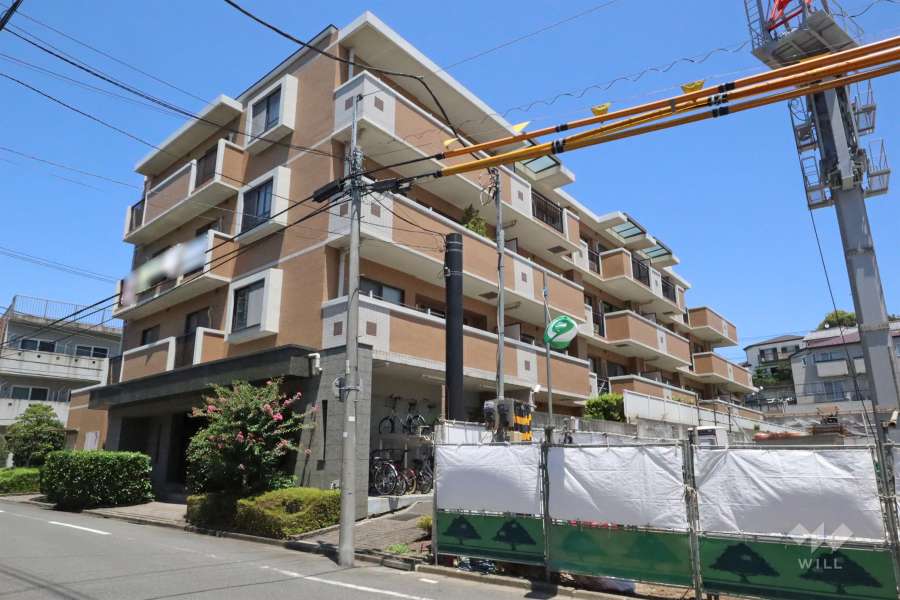 クレッセント西馬込3の外観(南西側から)